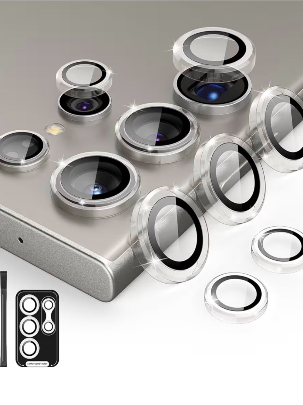 Clear Camera Lens Protectors for Samsung Galaxy S25 Ultra. BRAND NEW